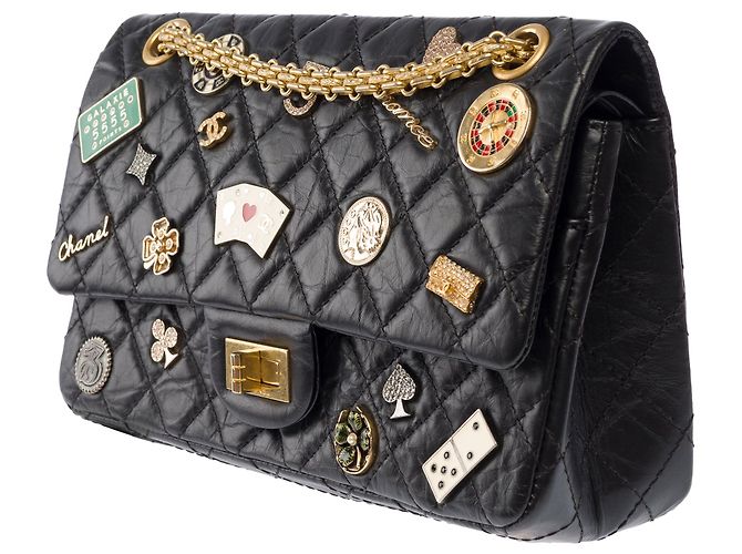 Borsa CHANEL 2.55 in Pelle Nera - 103986 - vista 5