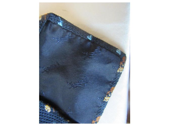 Cravatta in seta Yves Saint Laurent Blu - vista 3