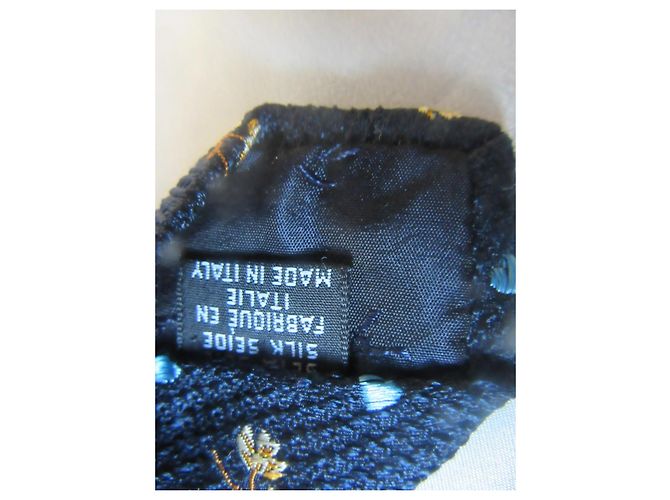 Cravatta in seta Yves Saint Laurent Blu - vista 4