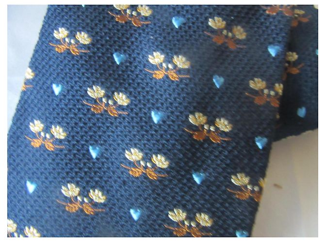 Cravatta in seta Yves Saint Laurent Blu - vista 6