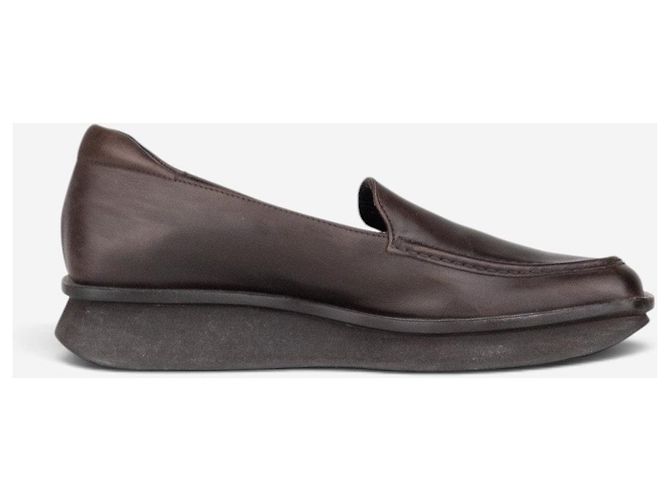 Mocasines Prada SS99 de punta cuadrada y suela Sailor Castaño - vista 5