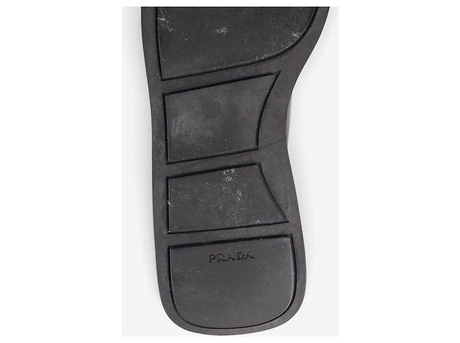 Mocasines Prada SS99 de punta cuadrada y suela Sailor Castaño - vista 9