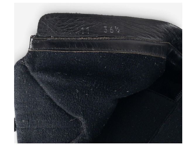 Stivali Biker Astro Moto in neoprene con punta quadrata e gambale medio Prada AW99 Nero - vista 10