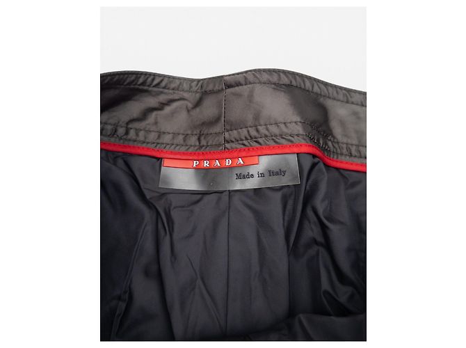 Pantaloni Cargo Military Zipper Prada 2000s Linea Rossa Verde - vista 4