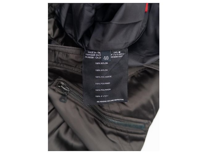 Pantaloni Cargo Military Zipper Prada 2000s Linea Rossa Verde - vista 5