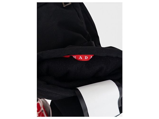 Gants de ski Prada 2000s ‘Techno’ avec boucle Wind Stopper Noir - vue 8