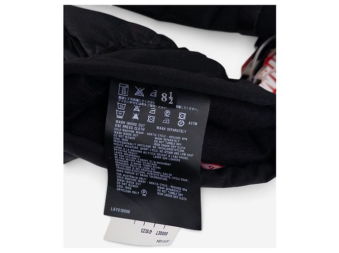 Gants de ski Prada 2000s ‘Techno’ avec boucle Wind Stopper Noir - vue 9