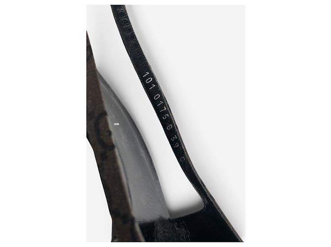 Décolleté Slingback con punta quadrata e cristalli Gucci by Tom Ford SS98 Nero - vista 10