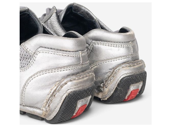 Prada 2000s Monte Carlo Driving Sneakers Silvery - view 7