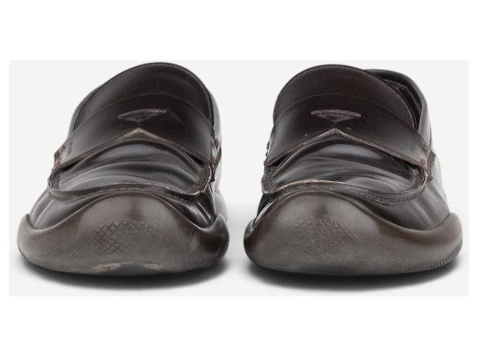 Prada AW99 Vibram Sports Penny Loafers Marrone - vista 6