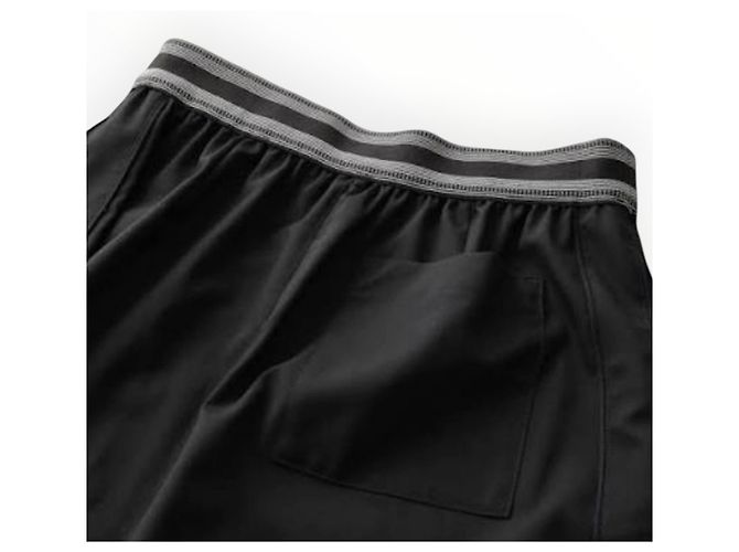 Loewe Calças Largas de Lã Pretas Preto - vista 5