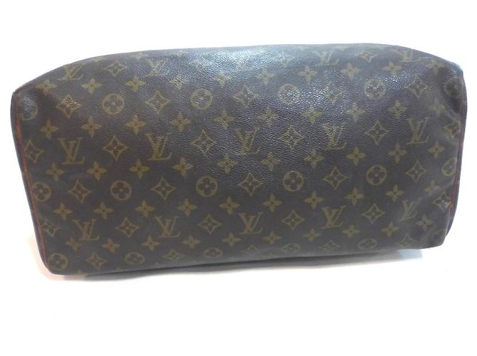 Mala Louis Vuitton Speedy 40 Monogram Marrom Monograma - vista 13