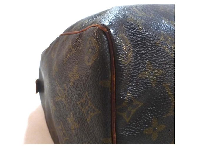 Mala Louis Vuitton Speedy 40 Monogram Marrom Monograma - vista 14