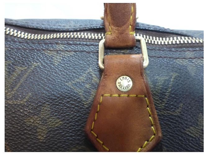 Mala Louis Vuitton Speedy 40 Monogram Marrom Monograma - vista 4