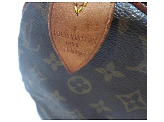 Mala Louis Vuitton Speedy 40 Monogram Marrom Monograma - vista 6