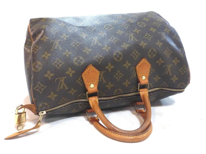 Louis Vuitton Speedy 35 Monogram Handtasche Braun Monogramm - Ansicht 15