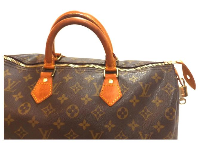 Louis Vuitton Speedy 35 Monogram Handtasche Braun Monogramm - Ansicht 3