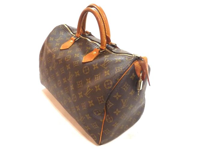 Louis Vuitton Speedy 35 Monogram Handtasche Braun Monogramm - Ansicht 8
