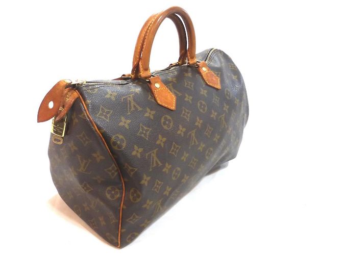 Louis Vuitton Speedy 35 Monogram Handtasche Braun Monogramm - Ansicht 9