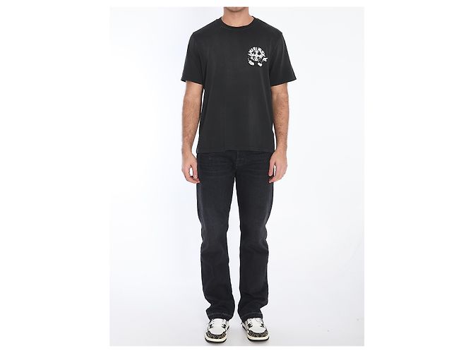Amiri Music Record T-Shirt Schwarz - Ansicht 5
