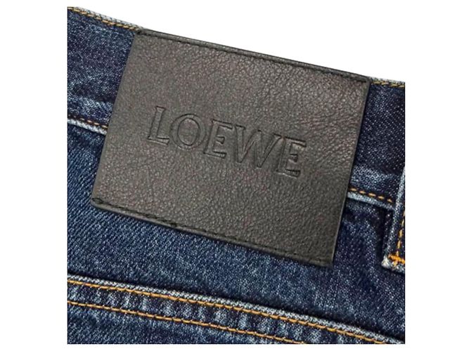 Loewe Fisherman Jeans aus blauer Baumwolle - Ansicht 10