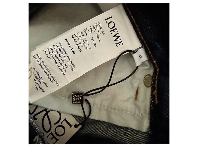 Loewe Fisherman Jeans aus blauer Baumwolle - Ansicht 13