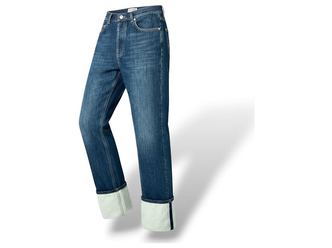 Loewe Fisherman Jeans aus blauer Baumwolle - Ansicht 3