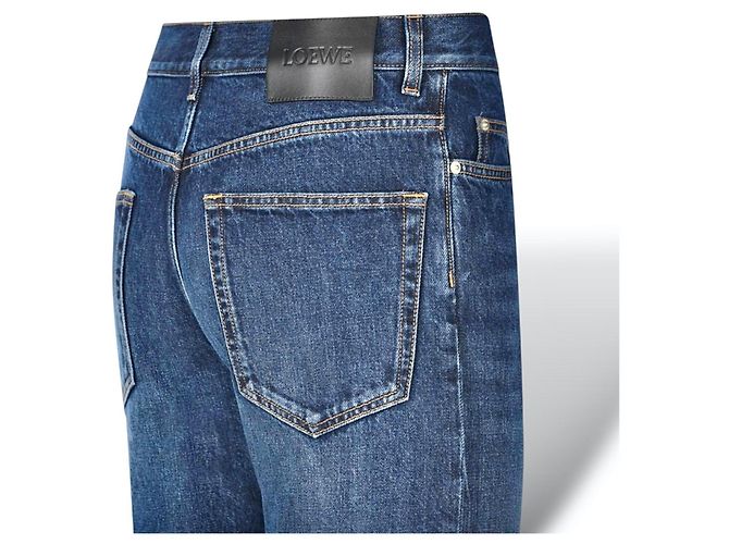 Loewe Fisherman Jeans aus blauer Baumwolle - Ansicht 5
