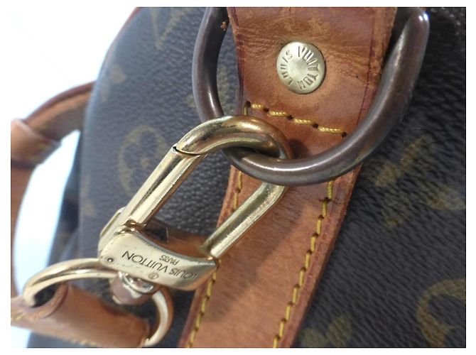 Louis Vuitton Keepall 55 Bandoulière Monogram Reisetasche Braun Monogramm - Ansicht 5