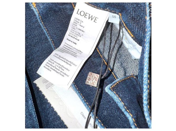 Loewe Fisherman Jeans Blau Baumwolle - Ansicht 13
