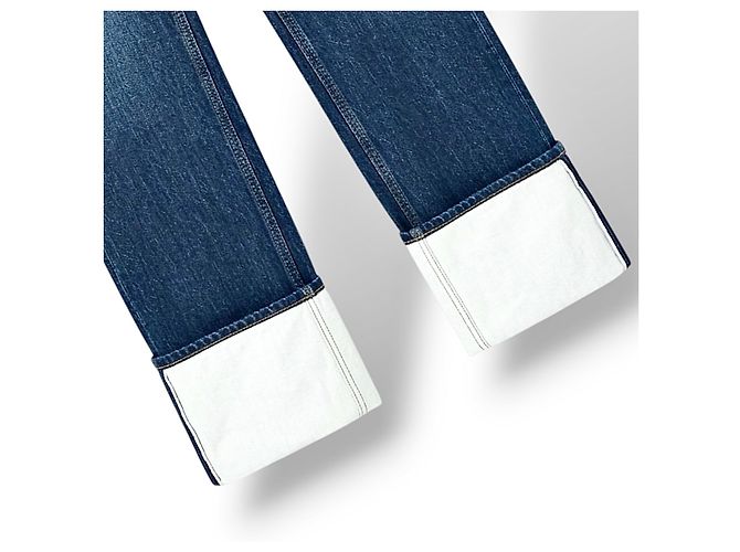 Loewe Fisherman Jeans Blau Baumwolle - Ansicht 9