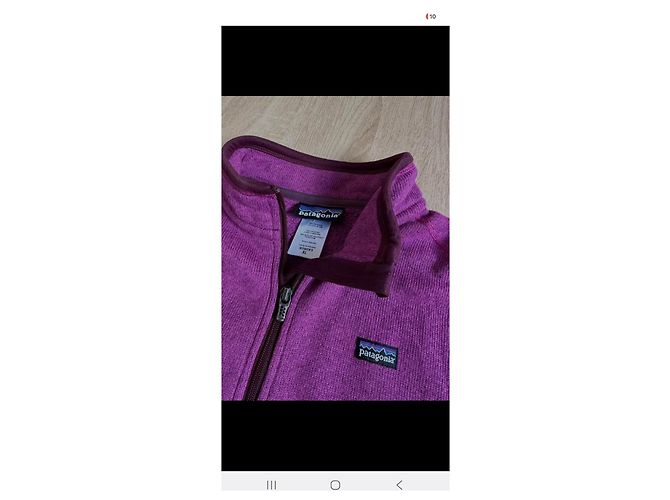 Autre Marque Gilet in pile Patagonia viola Porpora - vista 2