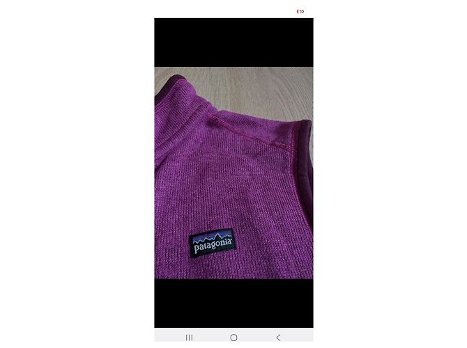 Autre Marque Gilet in pile Patagonia viola Porpora - vista 5