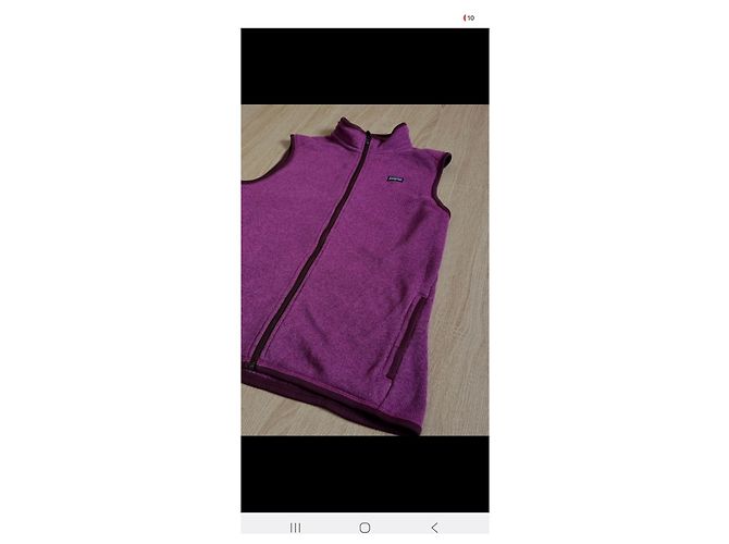 Autre Marque Gilet in pile Patagonia viola Porpora - vista 6