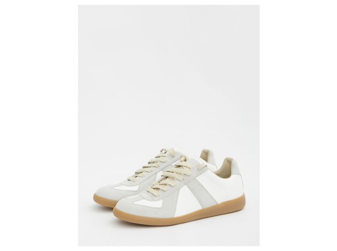 Sneakers Maison Martin Margiela Replica bianche e grigie Bianco - vista 2