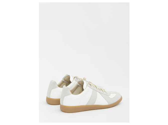 Sneakers Maison Martin Margiela Replica bianche e grigie Bianco - vista 3