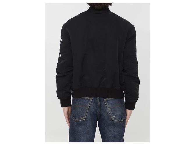 Alyx Logo Varsity bomber jacket Black - view 4
