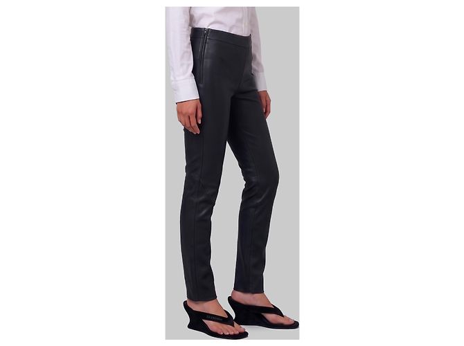 Leggings Roche de couro preto Arma - vista 2