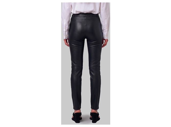 Leggings Roche de couro preto Arma - vista 3