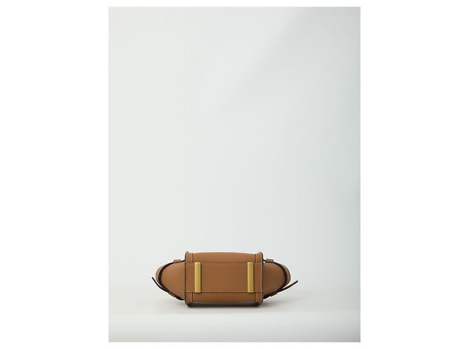 Tod's Mini bolso de compras de cuero Castaño - vista 3