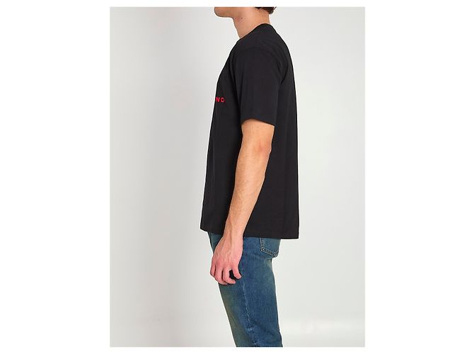 Valentino Garavani Camiseta de punto de algodón Negro - vista 3