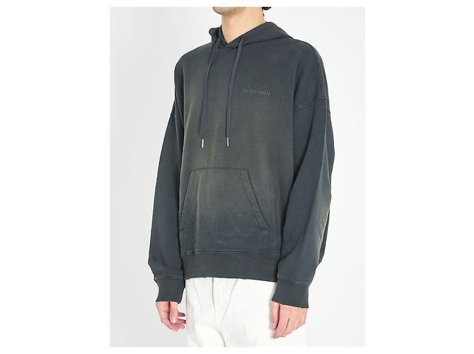 Golden Goose Sudadera con efecto blanqueado Negro - vista 2
