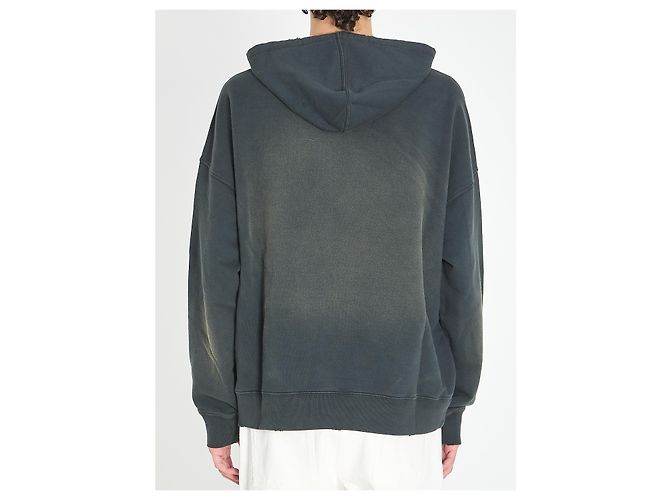 Golden Goose Sudadera con efecto blanqueado Negro - vista 4