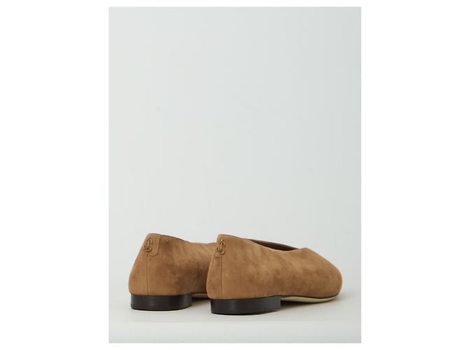 Jimmy Choo Margot Flat bailarinas de piel marrón Castaño - vista 3