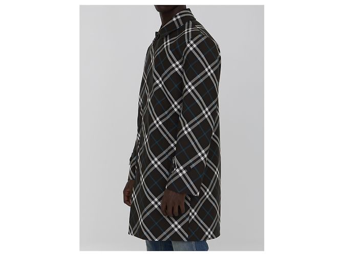Burberry Trench coat de cuadros medium Castaño - vista 2