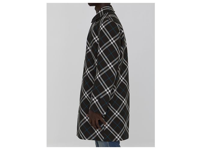 Burberry Trench coat de cuadros medium Castaño - vista 3
