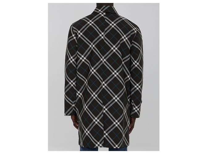Burberry Trench coat de cuadros medium Castaño - vista 4