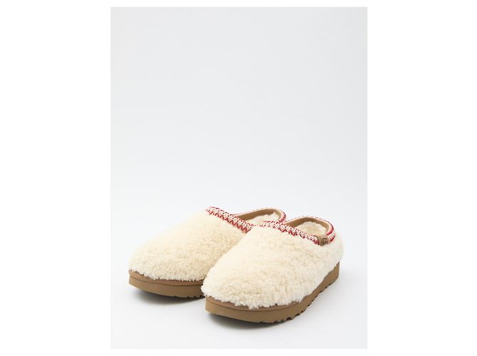 Tasman Maxi Curly Ugg Bianco - vista 2