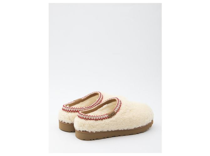 Tasman Maxi Curly Ugg Bianco - vista 3