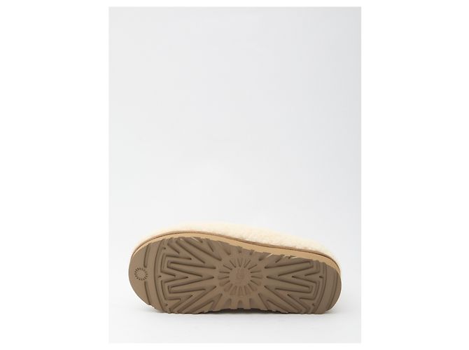 Tasman Maxi Curly Ugg Bianco - vista 4